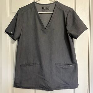 Figs Grey Scrubs Set (Top and Bottom) size medium